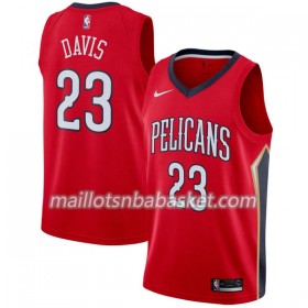 Maillot Homme New Orleans Pelicans Anthony Davis 23 Nike 2017-18 Rouge Swingman